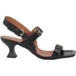Sorte Alpe Woman Shoes Sommer Sandaler med hæl Størrelse 40 til Damer på udsalg 