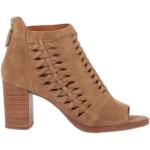 Brune Alpe Woman Shoes Sommer Sandaler med hæl i Læder Med lynlåse Størrelse 40 til Damer på udsalg 