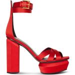 Røde BALMAIN Sommer Sandaler med hæl i Polyester Hælhøjde over 9 cm Størrelse 40 til Damer 