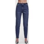 Blå Pieces Mom jeans i Bomuld Størrelse XL til Damer på udsalg 