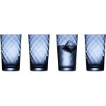 Blå LYNGBY GLAS DENMARK 1940 Glasvaser i Glas 