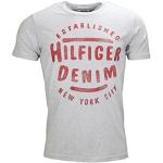 Hilfiger Denim Men's Casual Short Sleeve T-Shirt - Grey - X-Large
