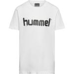 Hvide Hummel Go T-shirts med tryk i Bomuld Størrelse XL 