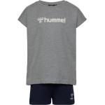 Grå Hummel Sport Kortærmede t-shirts med korte ærmer Størrelse XL 