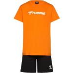 Orange Hummel Sport Kortærmede t-shirts med korte ærmer Størrelse XL 