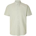 Casual Selected Økologiske Bæredygtige Kortærmede skjorter i Bomuld med korte ærmer Størrelse XL til Herrer på udsalg 