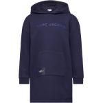 Hooded Dress Dresses & Skirts Dresses Casual Dresses Long-sleeved Casual Dresses Navy Little Marc Jacobs