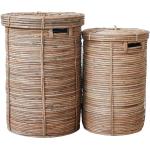 House Doctor Vasketøjskurve i Bambus på udsalg 