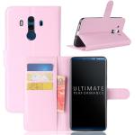 Pinke Elegant Mobilpung Huawei Mate covers i Læder på udsalg 