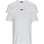 Hvide HUGO BOSS HUGO T-shirts med rund hals Størrelse XXL til Herrer 