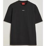 Sorte HUGO BOSS HUGO Kortærmede t-shirts i Bomuld med korte ærmer Størrelse XL til Herrer 