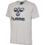 Hummel Herren T-Shirt Classic Bee Tee, Grau(Grey Melange / Black), S, 08-467-2006