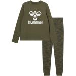 Oliven Hummel Pyjamas til børn i Bomuld Størrelse 116 