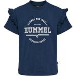 Blå Hummel Danske brands T-shirts i Bomuld Størrelse 134 til Piger fra Kids-world.dk på udsalg 