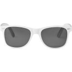 Hvide Retro Polariserede solbriller Størrelse XL til Herrer 