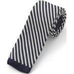 Flerfarvede Strikkede slips Størrelse XL med Striber 