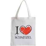 I Love Schnitzel Fun Jutebeutel