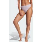 Hvide Sporty adidas Højtaljede bikinitrusser Størrelse XL til Damer 