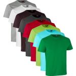 Mintgrønne ID® T-shirts med rund hals i Bomuld med rund udskæring med korte ærmer Størrelse XL til Herrer 
