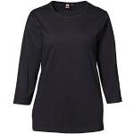 ID Womens/Ladies Pro Wear 3/4 Sleeve T-Shirt (L) (Black)