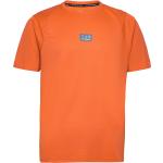 Orange New Balance Kortærmede skjorter med korte ærmer Størrelse XL 
