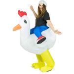 Inflatable Chicken Adult Fancy Dress Costume