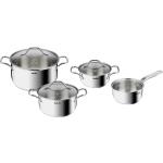 Intuition 7 Pcs Set Stainless Steel Home Kitchen Pots & Pans Saucepan Sets Silver Tefal