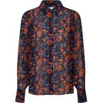 InWear Langærmede skjorter i Chiffon Størrelse XL med Blomstermønster til Damer på udsalg 