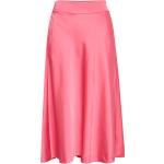 Pinke Midi InWear Nederdele i Satin Størrelse XL til Damer på udsalg 