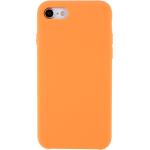 Orange Skandinaviske Soft case iPhone SE covers i Silikone med Trådløs opladning på udsalg 