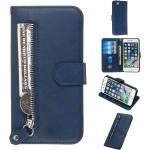 Blå Elegant Mobilpung iPhone SE covers i Læder på udsalg 