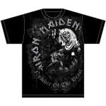 Rock Off Iron Maiden Herren NOTB Grey Tone Kurzarm-T-Shirt, Schwarz, Größe L