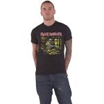 Iron Maiden Men Piece of Mind Short Sleeve T-Shirt, Black, Large