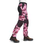 Fuchsia Outdoor bukser i Softshell Størrelse XL med Camouflage til Damer på udsalg 