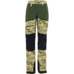 Grønne FRILUFTS Outdoor bukser Størrelse XL med Stretch med Camouflage til Damer på udsalg 