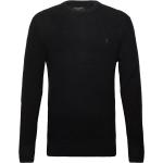 Ivar Merino Crew Tops Knitwear Round Necks Black AllSaints