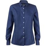 Blå Langærmede skjorter Størrelse XL med Prikker til Damer på udsalg 