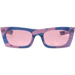 Pinke RetroSuperFuture Damesolbriller Størrelse XL med Camouflage på udsalg 
