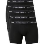 Sorte Jack & Jones Boksershorts i Jersey Størrelse 3 XL 5 stk til Herrer 