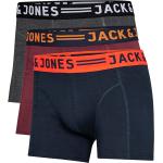 Jack & Jones - Boxershorts 3-pak jacLichfield Trunks - Rød - S