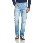 Blå 28 Bredde Jack & Jones Straight leg jeans i Læder Størrelse XL 