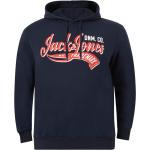 Blå Jack & Jones Plus size blazere i Bomuld Størrelse 3 XL til Herrer 
