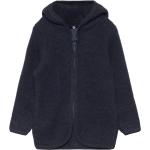 Jacket Ears Soft Wool Tops Sweatshirts & Hoodies Hoodies Navy Huttelihut