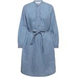 Jade Ls Dress Knælang Kjole Blue Lollys Laundry