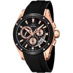 JAGUAR Special Edition chrono armbåndsur i rosa stål med sort skive