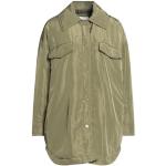 Armygrønne Klassiske Skjortejakker Med lange ærmer Størrelse XL til Damer på udsalg 