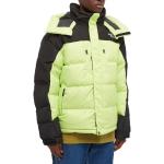 Grønne The North Face Parka coats Størrelse XL med hætte til Herrer 