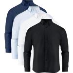 Hvide JAMES HARVEST Langærmede skjorter i Bomuld Button down Størrelse XL til Herrer på udsalg 