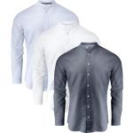 Hvide JAMES HARVEST Langærmede skjorter i Bomuld Størrelse XL til Herrer på udsalg 