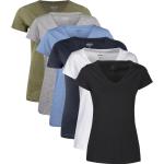 JAMES HARVEST Bæredygtige Sommer T-shirts i Bomuld med Øko-Tex med V-udskæring Størrelse XL til Damer på udsalg 